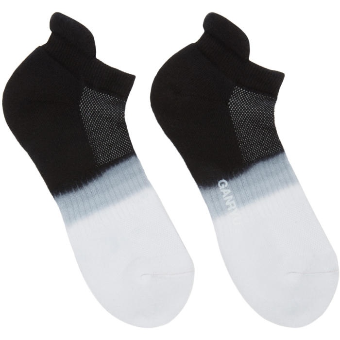 Photo: Ganryu Black and White Tie-Dye Socks