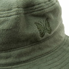 Needles Men's Poly Fleece Bucket Hat in Green