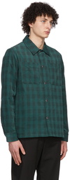 A.P.C. Green Corduroy Check Marco Jacket