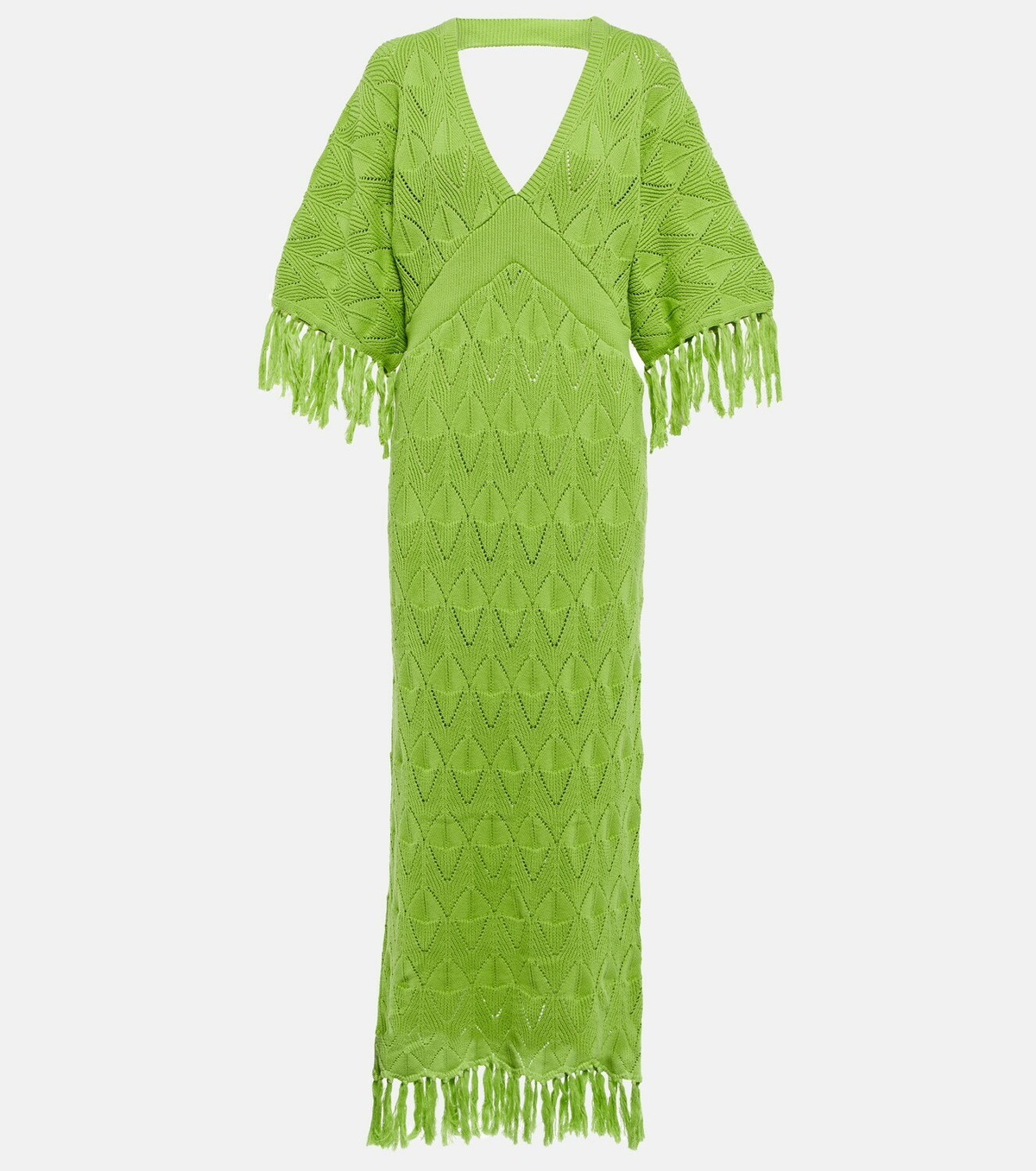 Dodo Bar Or Simmons fringe-trimmed maxi dress