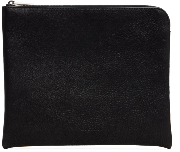 Rick Owens Black Porterville Invite Envelope Wallet Rick Owens