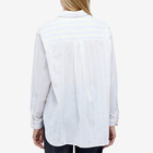 Samsøe Samsøe Women's Alfrida Oversized Stripe Shirt in Stripes Lemon