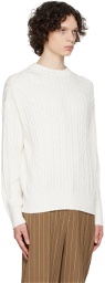 Filippa K White Braided Sweater