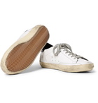 Golden Goose Deluxe Brand - Superstar Distressed Leather and Suede Sneakers - Men - White