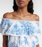 Melissa Odabash Larna printed cotton midi dress
