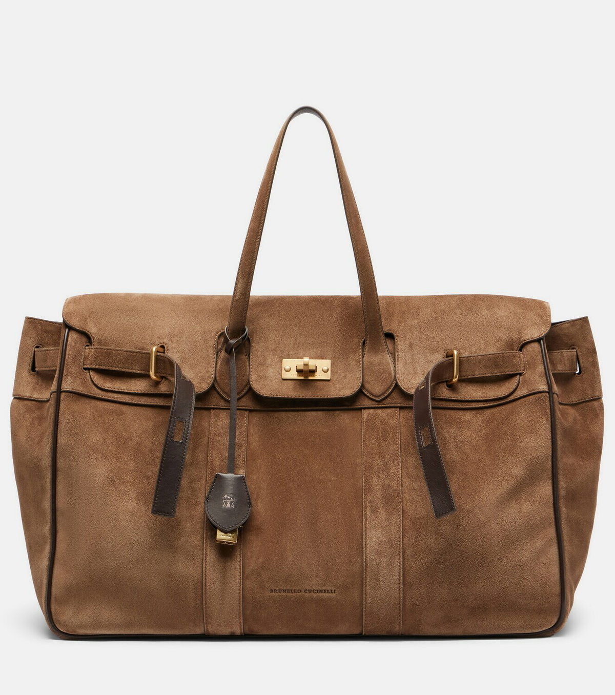 Brunello Cucinelli Large suede tote bag