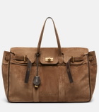 Brunello Cucinelli Large suede tote bag
