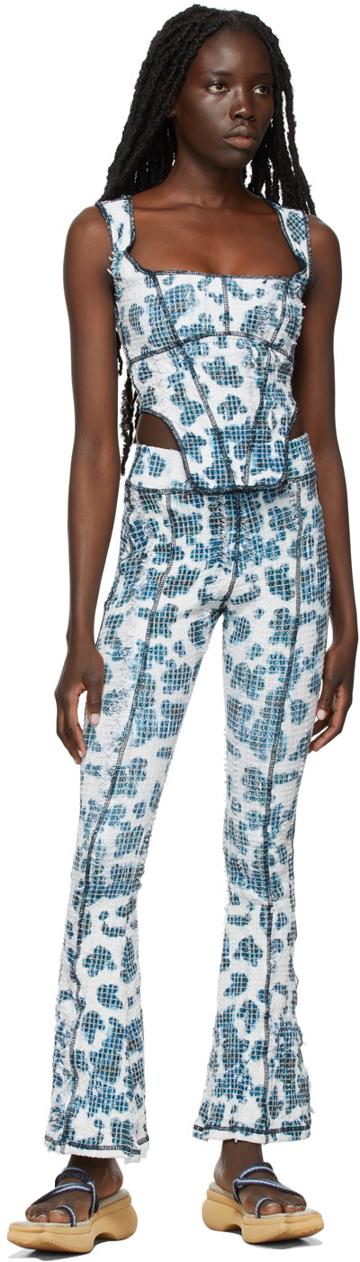 Luna Del Pinal Rubber Stretch Weave Leggings