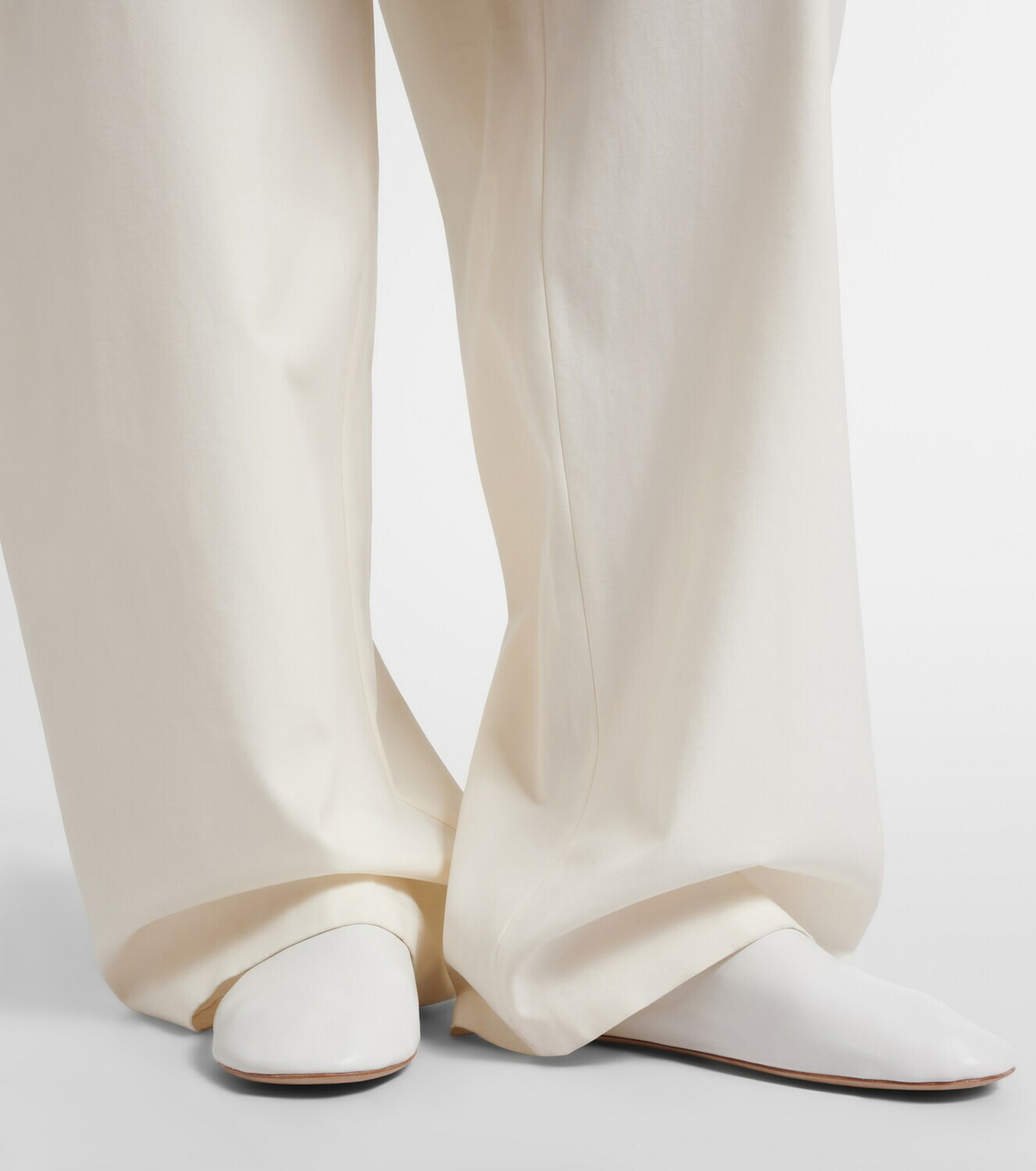 The Row Casa leather slippers