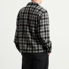 Stan Ray Men's Zip Shirt in Charcoal Plaid