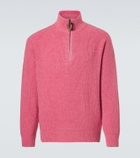 JW Anderson Wool and cotton half-zip sweater