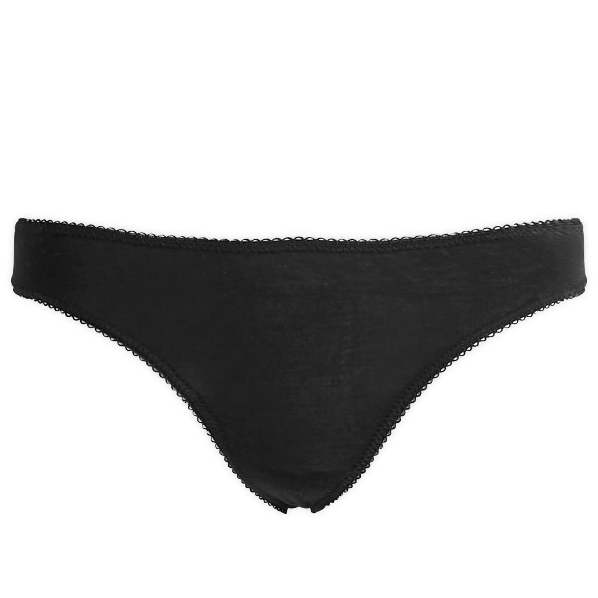 Fruity Booty Women's Commando Thong in Black