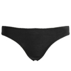 Fruity Booty Women's Commando Thong in Black
