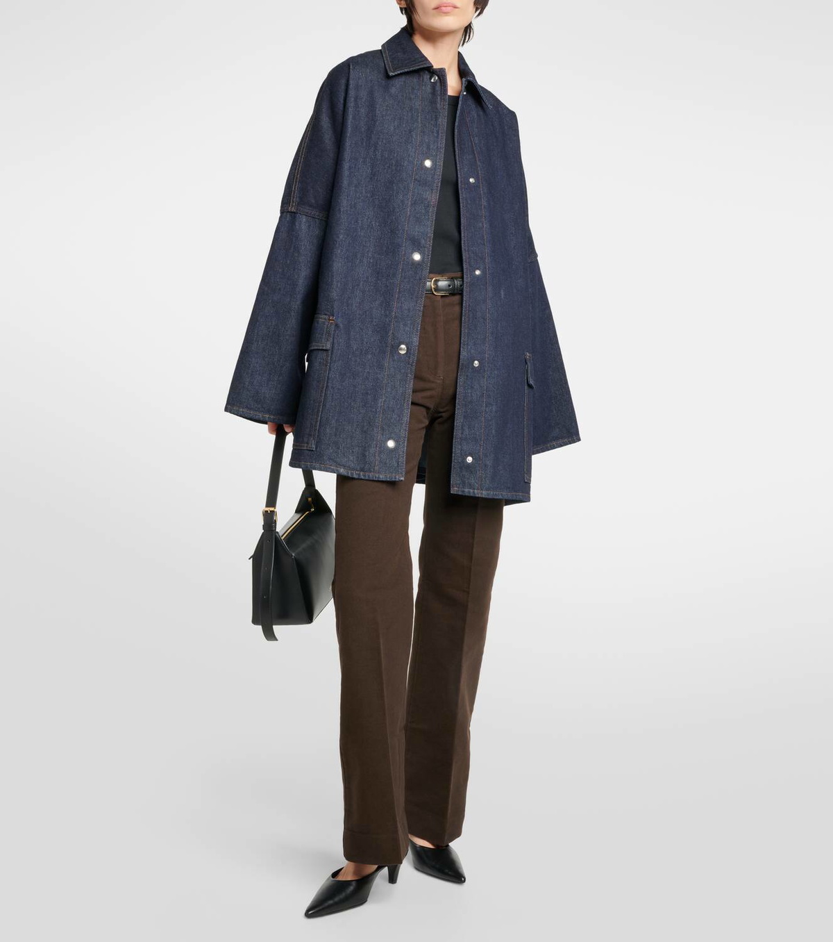 Toteme Oversized denim overshirt Toteme