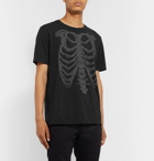 SAINT LAURENT - Printed Cotton-Jersey T-Shirt - Black