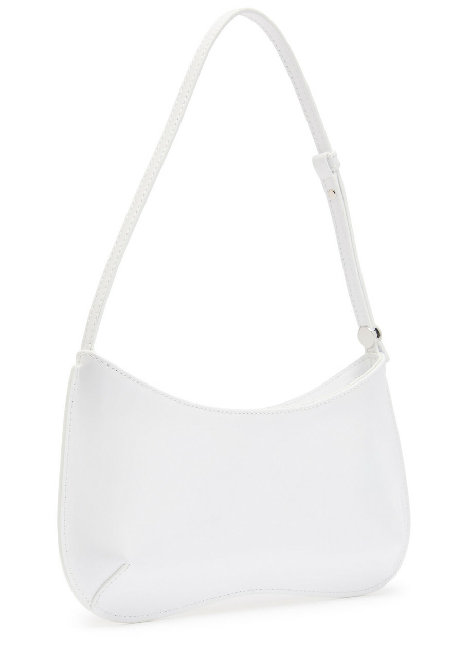 Jacquemus Le Bisou Glossed Leather Shoulder bag - White - One Size