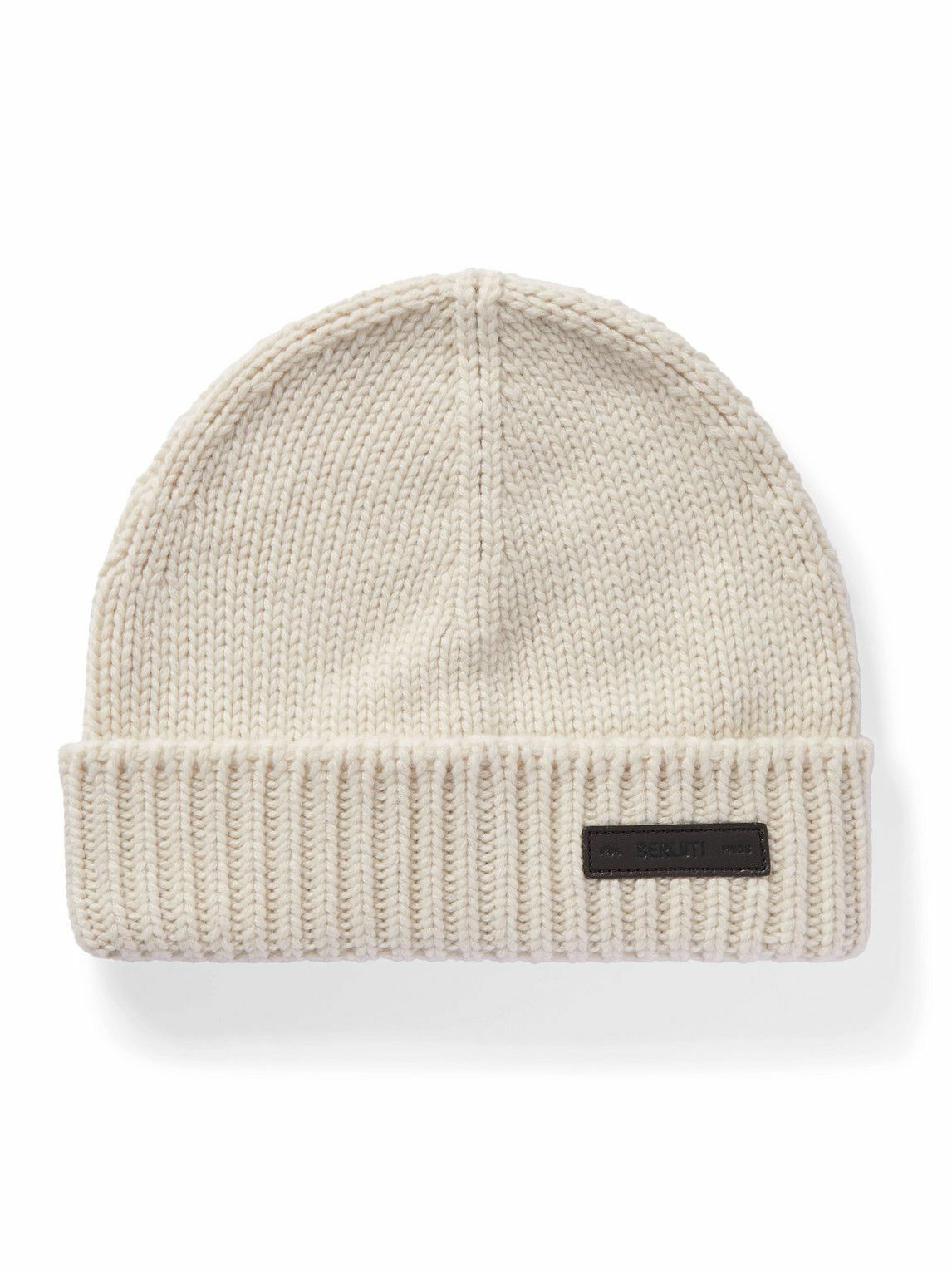 Berluti - Logo-Appliquéd Ribbed Cashmere Beanie