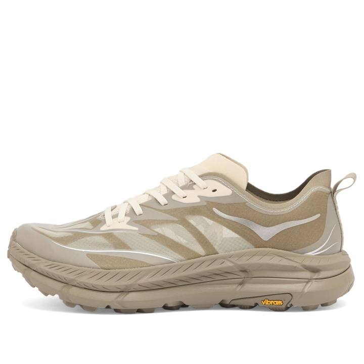 Photo: HOKA ONE ONE Men's Mafate Speed 4 Lite Sneaker in Light Roast/Oatmilk