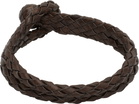 RRL Brown Braided Bracelet