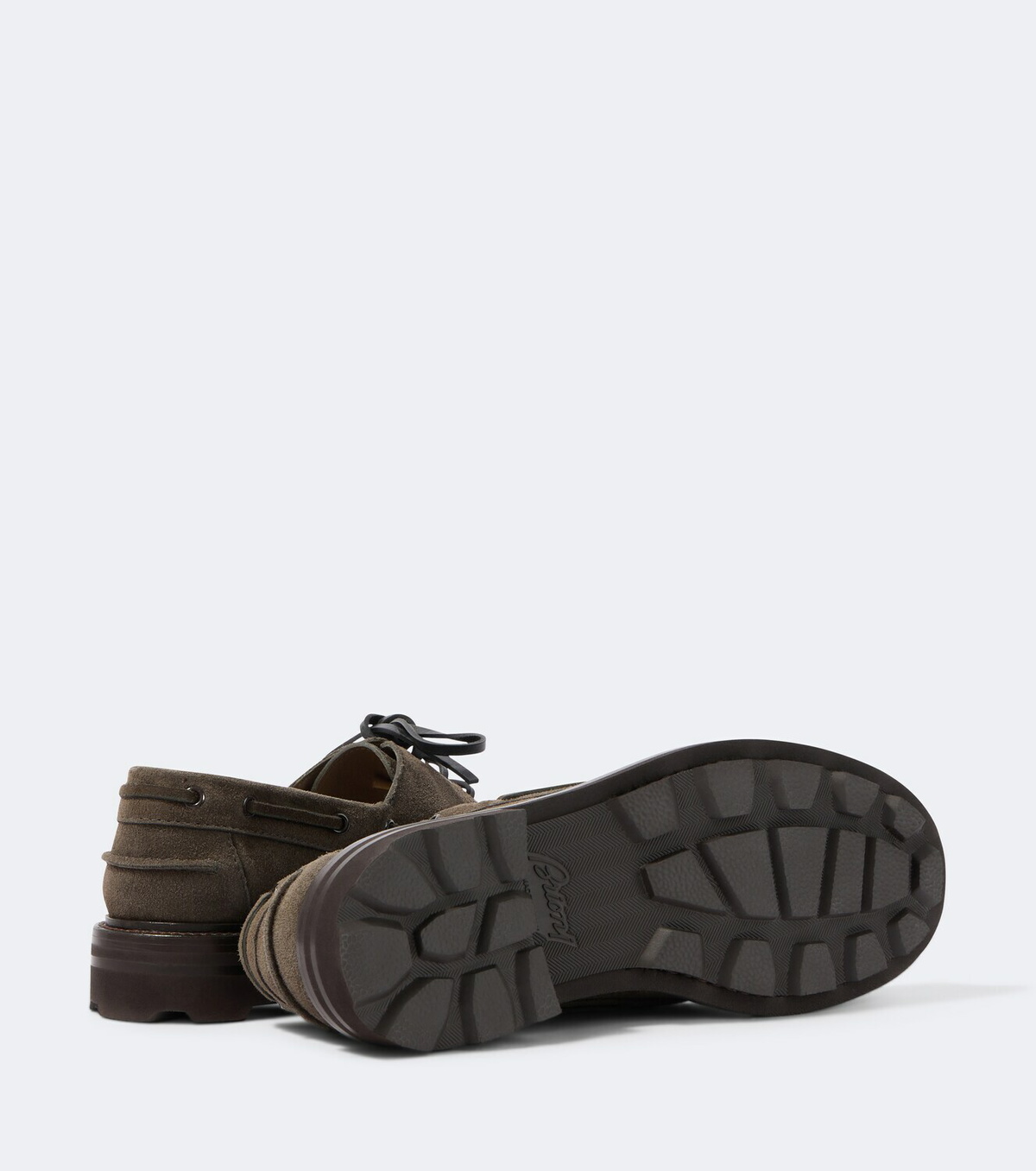 Brioni Suede boat shoes