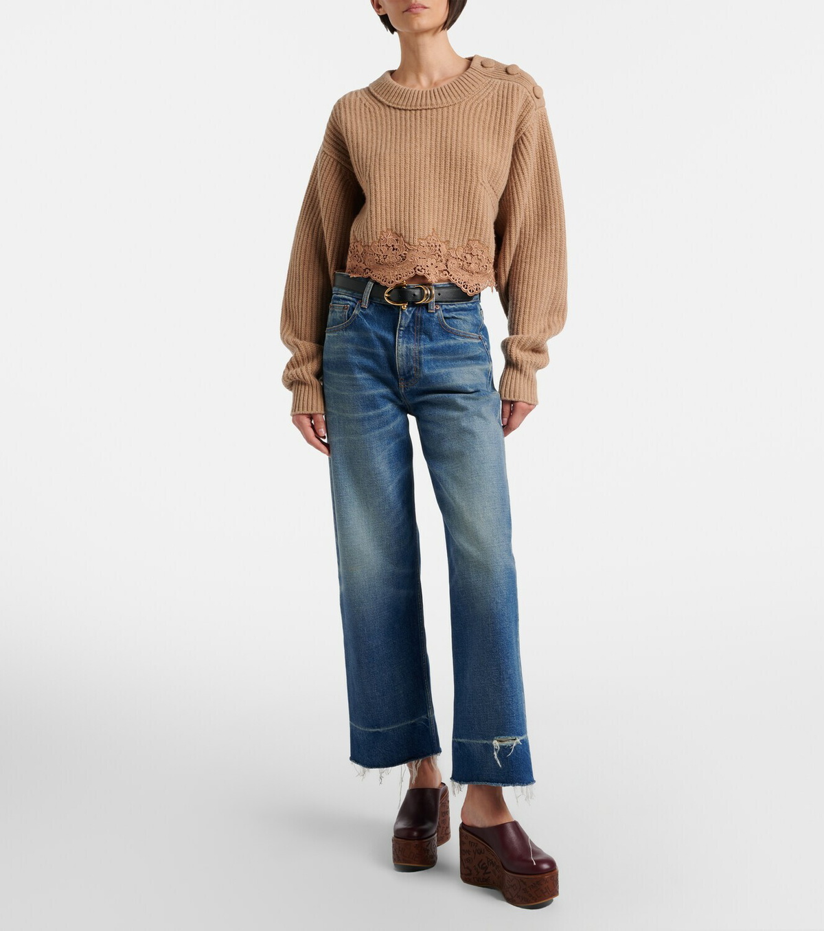 Chloé Maxime leather wedges