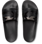 Valentino - Valentino Garavani Camouflage-Print Rubber Slides - Men - Black