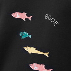 Bode Men's Fish Sweatshirt in Black