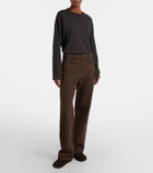 The Row Finbar wide-leg jeans