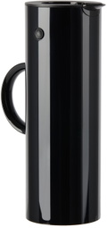 Stelton Black Vacuum Jug, 1L