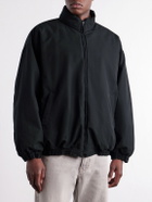 ssstein - Gathered Cotton-Blend Shell Jacket - Black