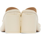 MM6 Maison Margiela Off-White Anatomic Numeric Heels