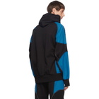 Feng Chen Wang Black and Blue French Terry Hoodie