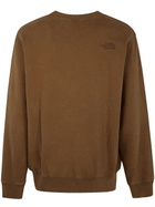 The North Face Man Nature Relaxed Crewneck in Brown