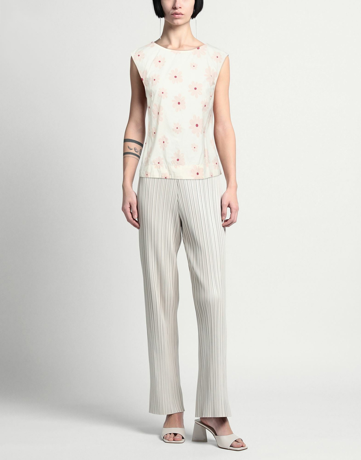 Alessia Santi Womens Top Cream