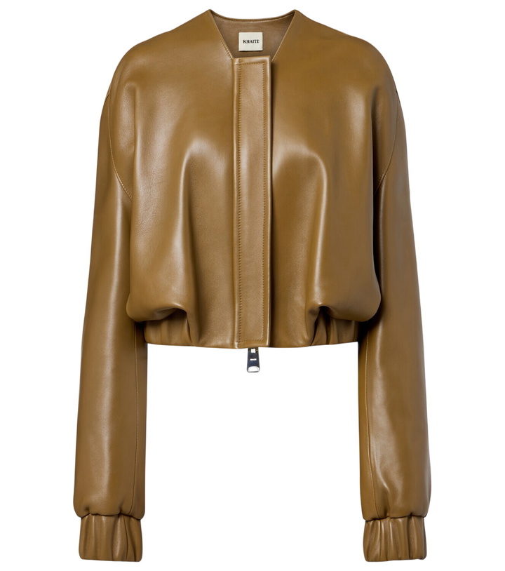 Photo: Khaite Cordan leather jacket