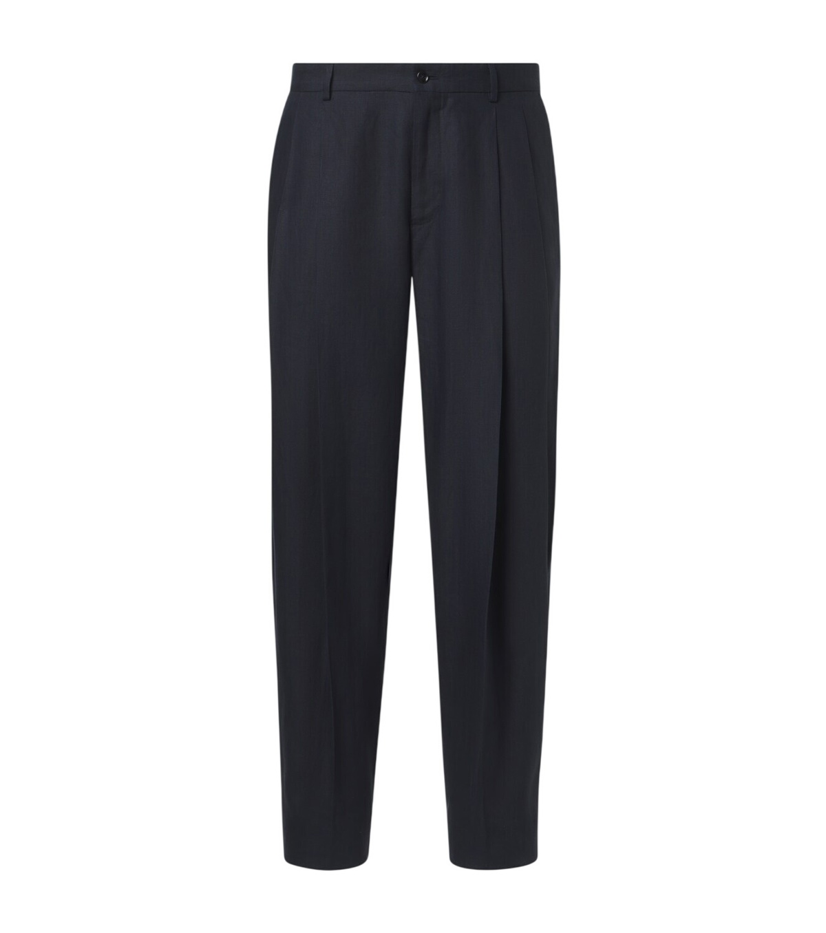 Raf Simons Black Wool Wide-Leg Chino Trousers adidas x Raf Simons
