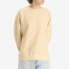 YMC Men's Almost Grown Waffle Sweatshirt in Off White