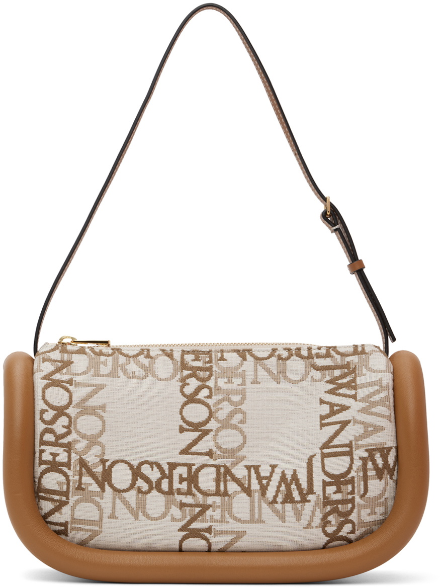 JW Anderson Beige & Tan Bumper 15 Logo Bag JW Anderson