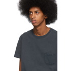 Schnaydermans Black Jersey Garment-Dyed T-Shirt