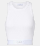 Givenchy Logo ribbed cotton tank top