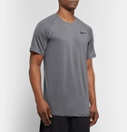 Nike Training - Pro Slim-Fit Mesh-Panelled Breathe Dri-FIT T-Shirt - Dark gray