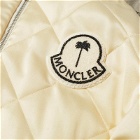 Moncler Genius x Palm Angels Gosper Bomber Jacket in White/Green