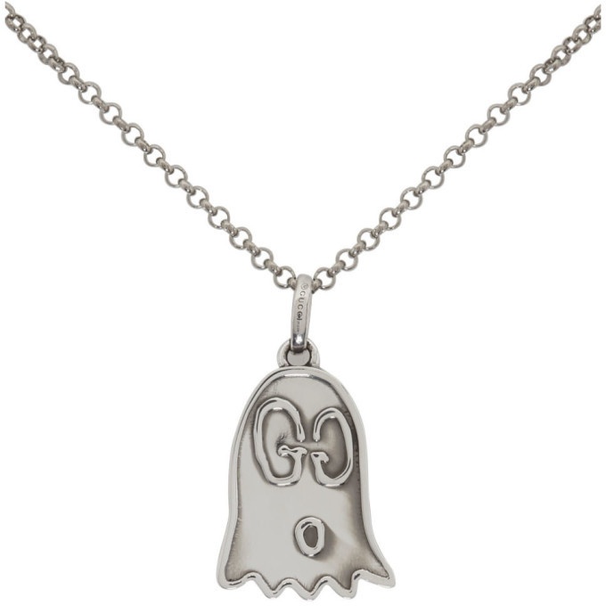 Gucci Sterling Silver 925 Chain GG Logo Star Necklace Pendant E1059 | eBay