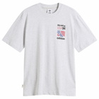 Adidas Men's Graphic T-Shirt in Light Grey Heather