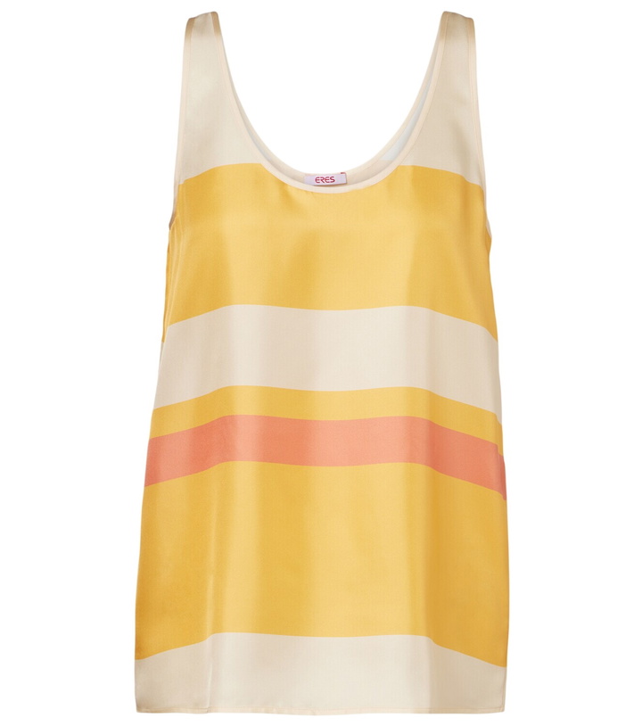 Photo: Eres Sorbets striped silk twill top