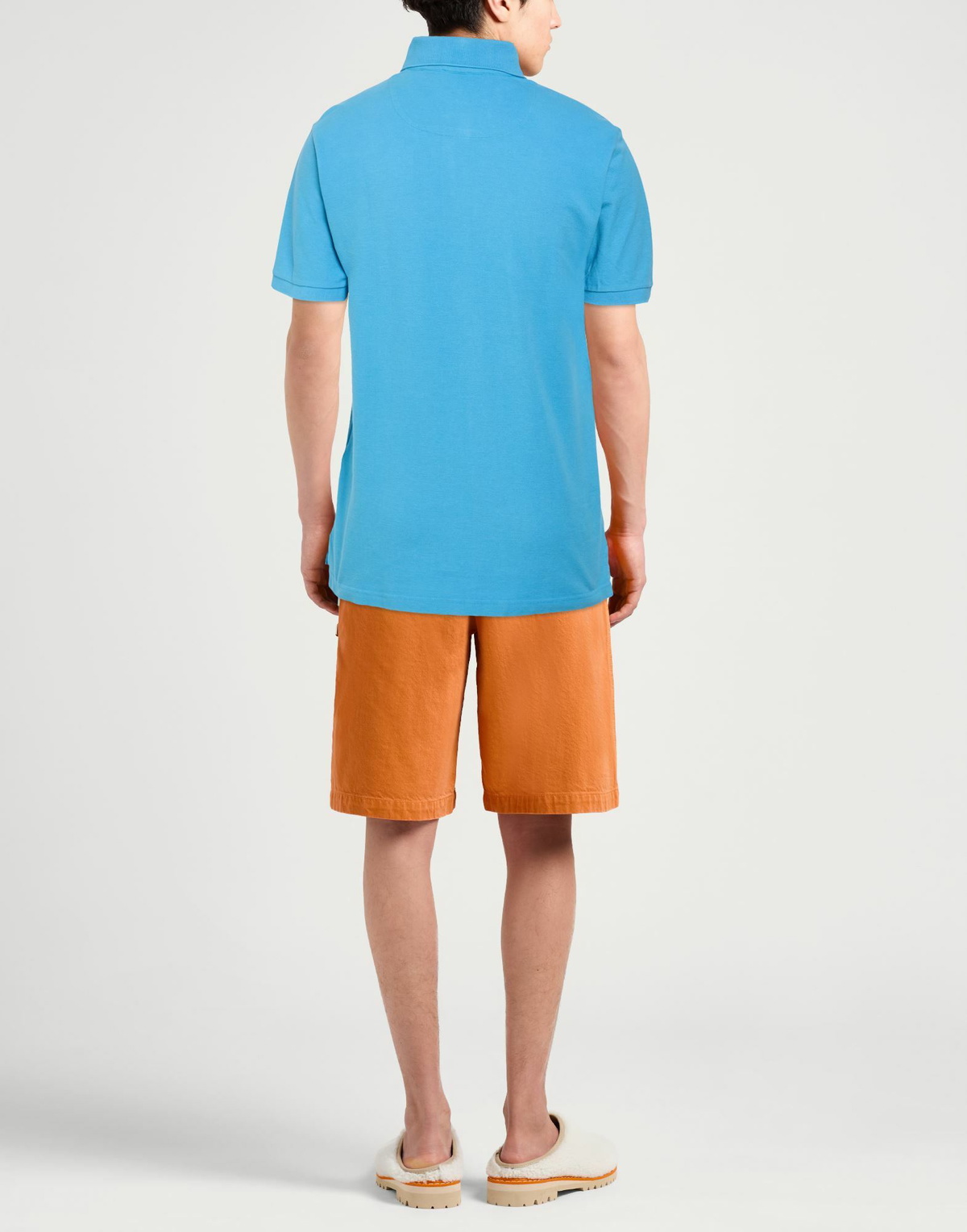 Etro Mens Polo shirt Light in Blue
