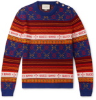 Gucci - Slim-Fit Wool-Jacquard Sweater - Multi