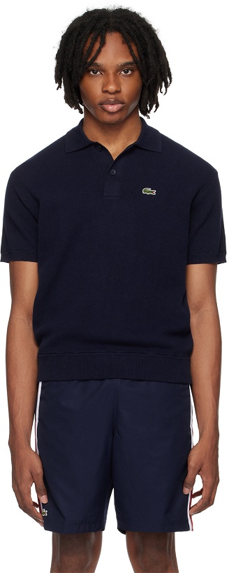 Photo: Lacoste Navy Relaxed-Fit Polo