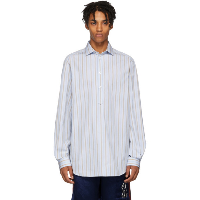 Photo: Gucci Blue Striped 70s Saffron Shirt