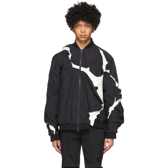 Photo: Post Archive Faction PAF Black and White 3.0 Left Jacket